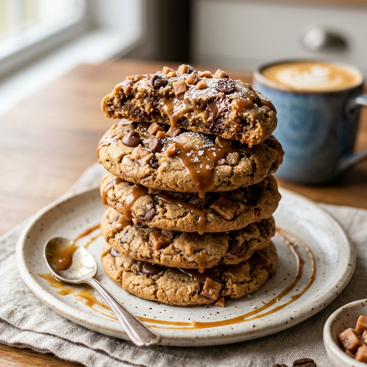 Coffee Toffee Cookies