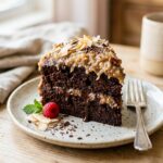 German Chocolate Poke Cake