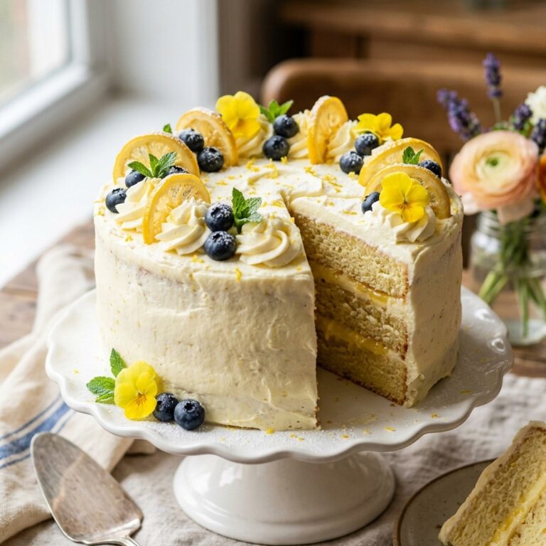 Italian Lemon Cream Cake