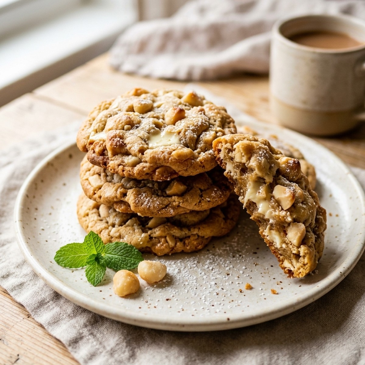 White Chocolate Macadamia Nut Cookies